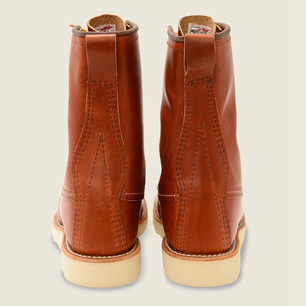 Heritage Støvler Herre - Red Wing Classic Moc – 8-Inch Legacy Læder - Brune - ETXVFR-491